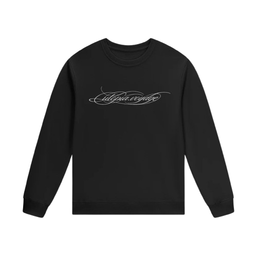 UTOPIA.VOYAGE CURSIVE CREWNECK